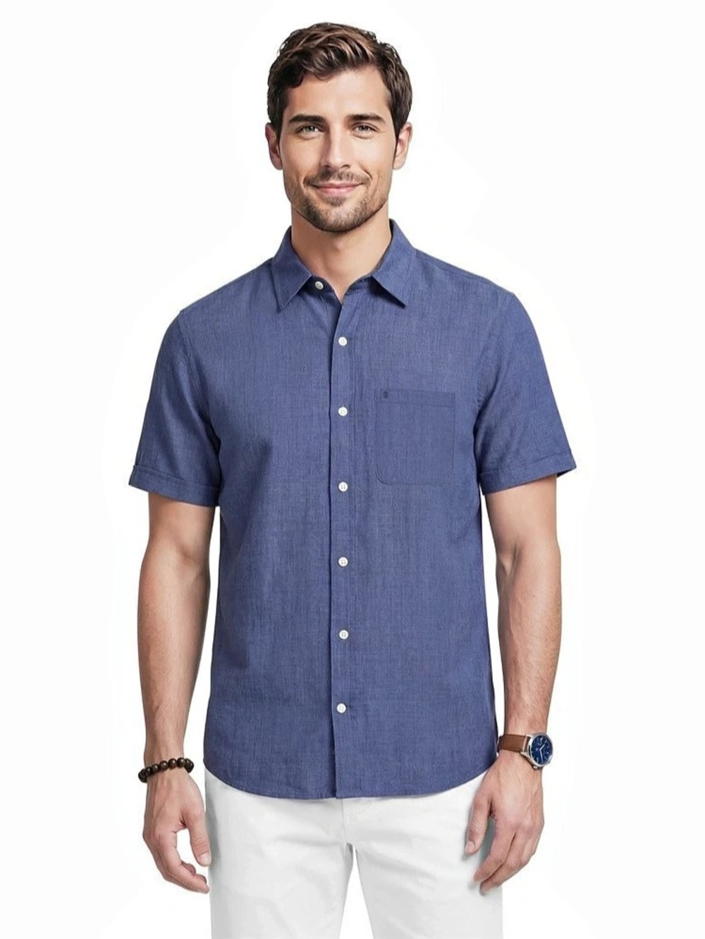 Men's Izod Short Sleeve Button Down